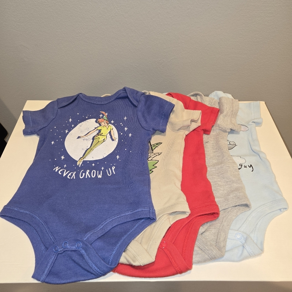 Disney Classics 5 onsies